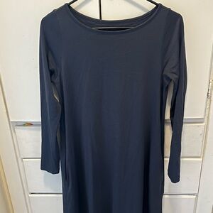 Wool& Navy Rowena Long Sleeve Dress (wooland)
